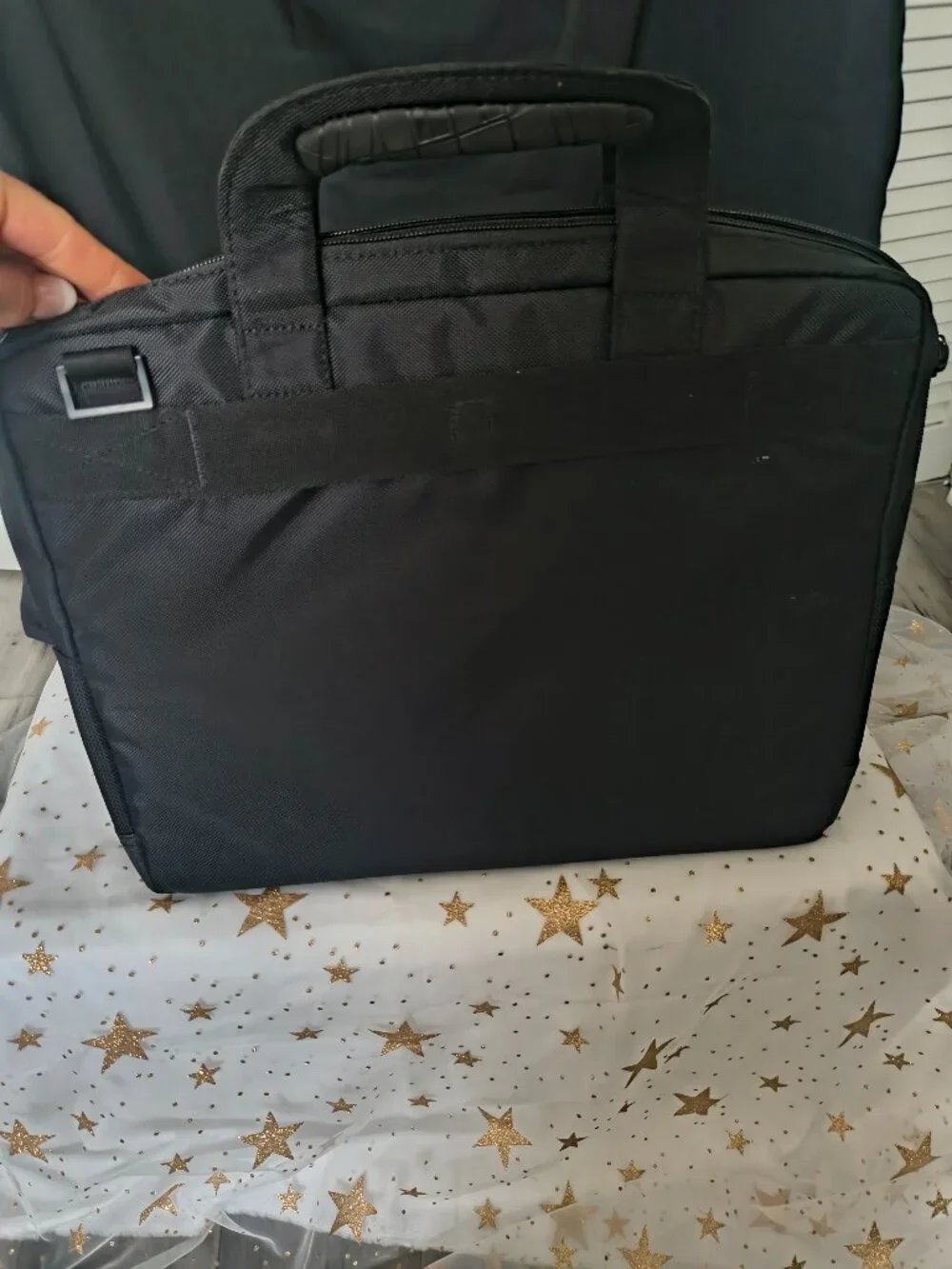 NWT Targus Checkpoint-Friendly Laptop Briefcase Messenger Bag - Black